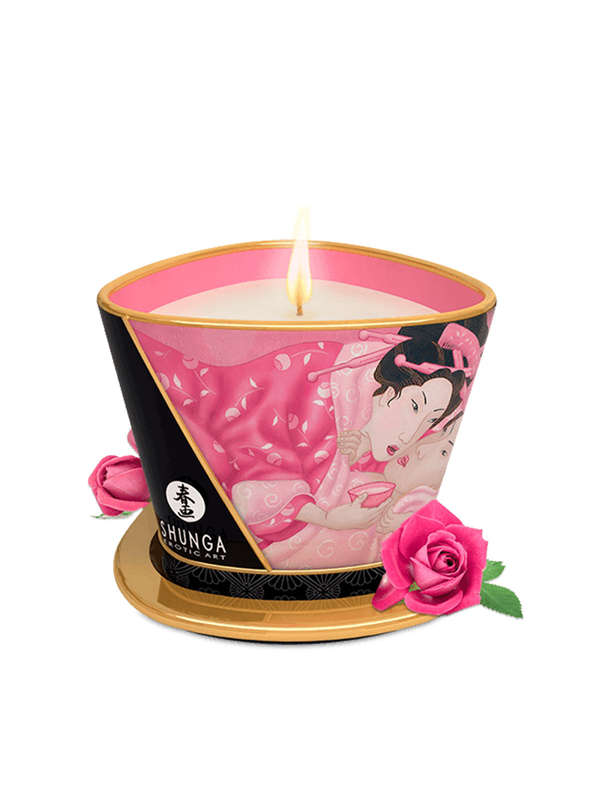 Erotic Massage Candles | Shunga - Rose
