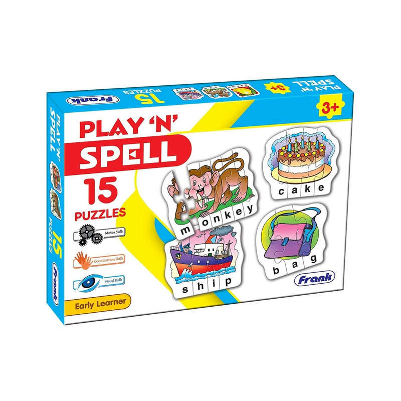 Play N Spell 15 PieceJigsaw  Puzzle