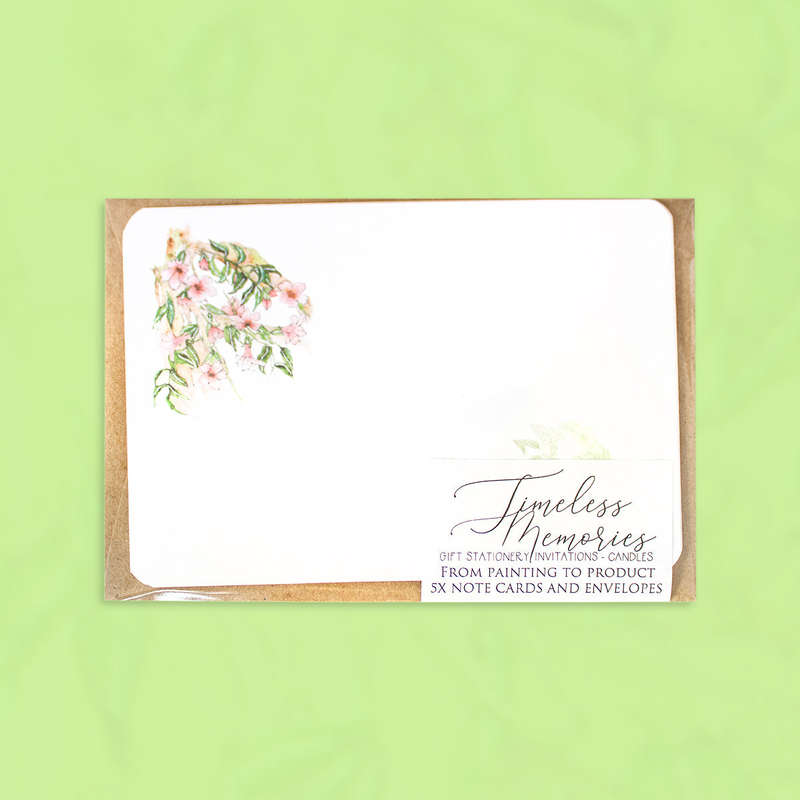 5 Port St John Creepers Note Cards & Envelopes Pack