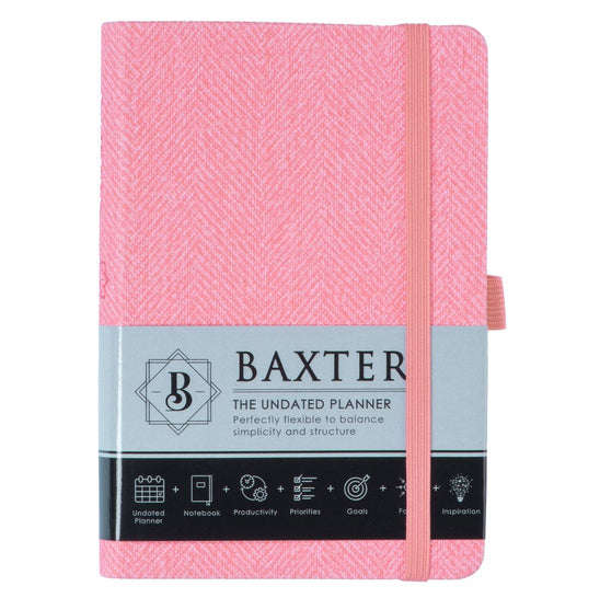 Baxter Undated Planner Pocket Book (Pink)