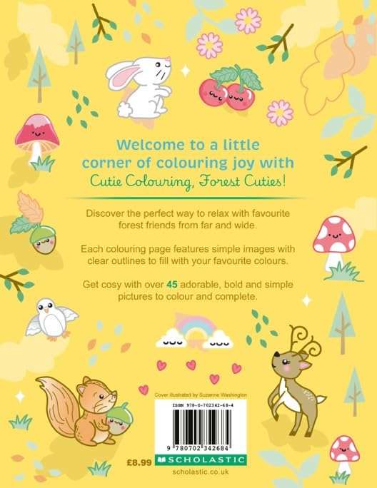 Forest Cuties Colouring Book