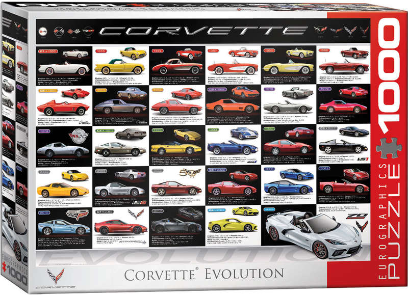 Corvette Evolution 1000 Piece Puzzle Box