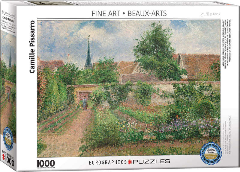 Vegetable Garden Overcast 1000 Piece Puzzle Box