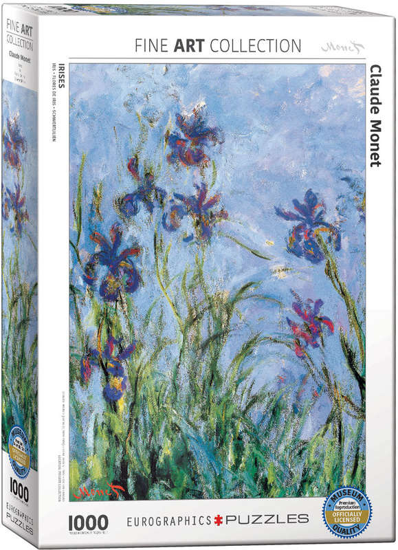Irises 1000 Pieces Puzzles
