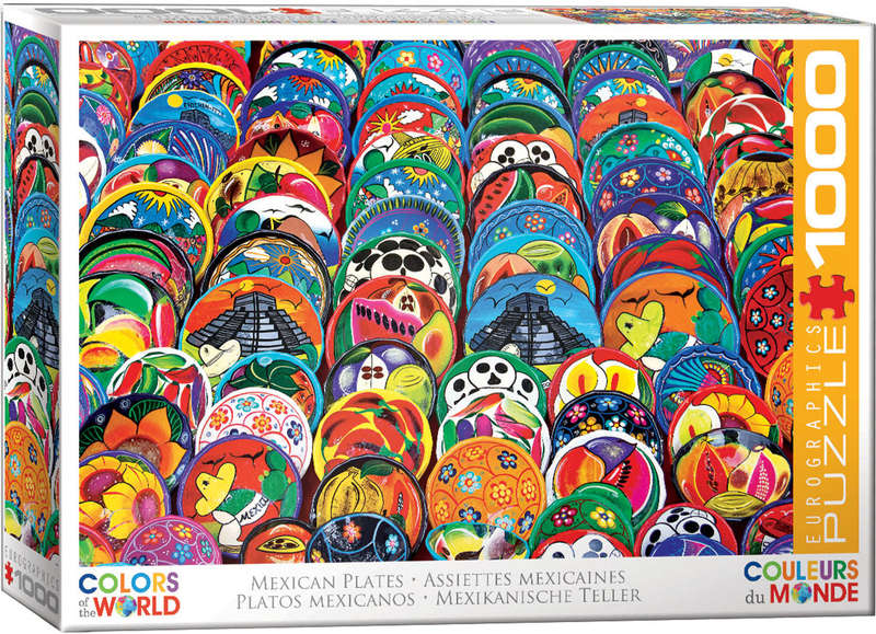 Mexican Plates 1000 Piece Puzzle Box