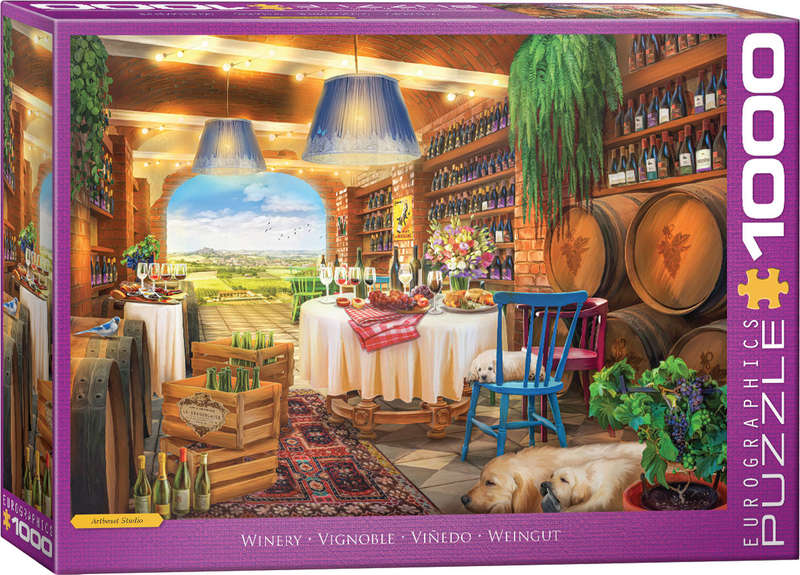 Winery 1000 Piece Puzzle Box