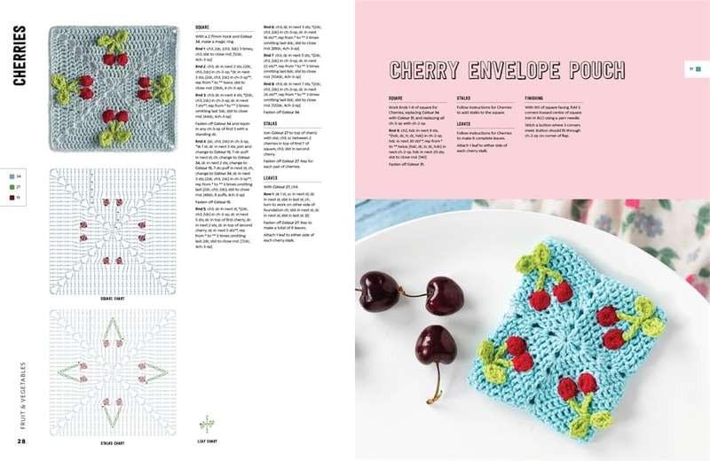 3D Granny Squares: Food and Drink