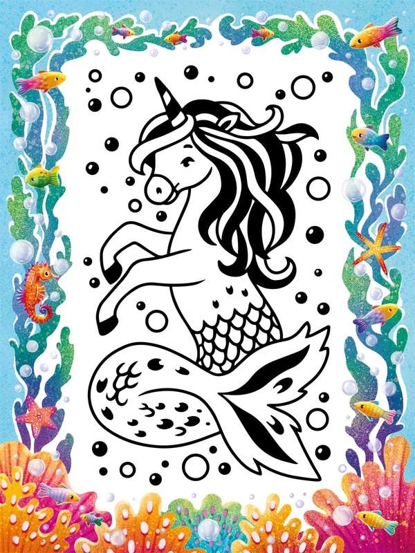Puffy Art Unicorn
