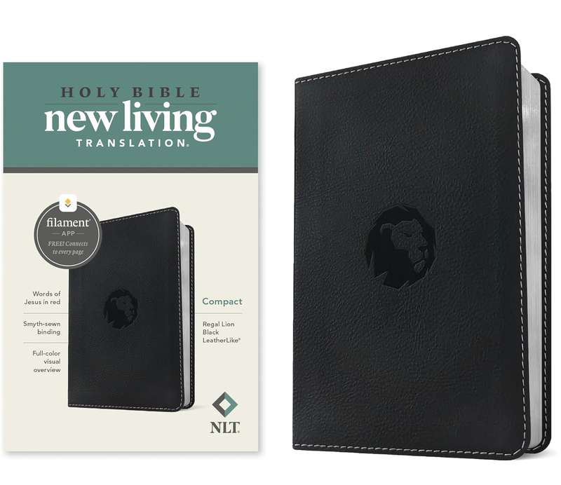 Holy Bible: New Living Translation: Black