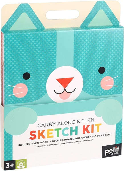 Carry-Along Kitten Sketch Kit