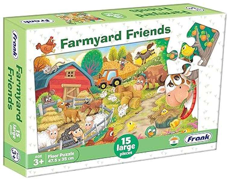 Farmyard Friends 15 Piece Floor Ages 3+ Jigsaw Puzzle