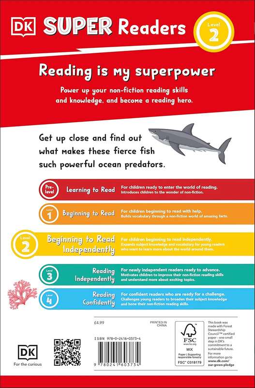 DK Super Readers: Great White Sharks