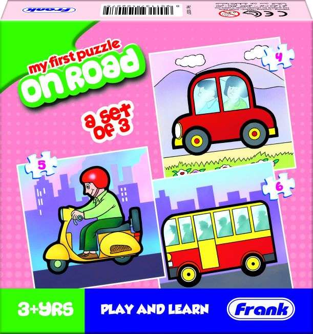 My First On The Road 3 In 1 Puzzle Box-Set