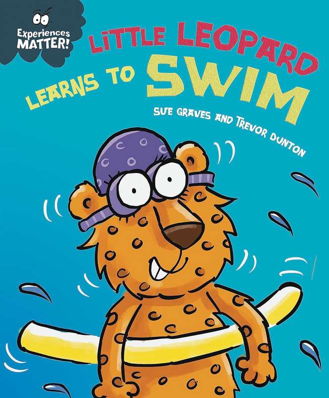 Little Leopard Learns To Swim