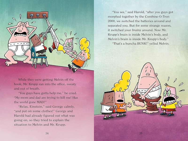 Captain Underpants: Two Super-Heroic Novels in One