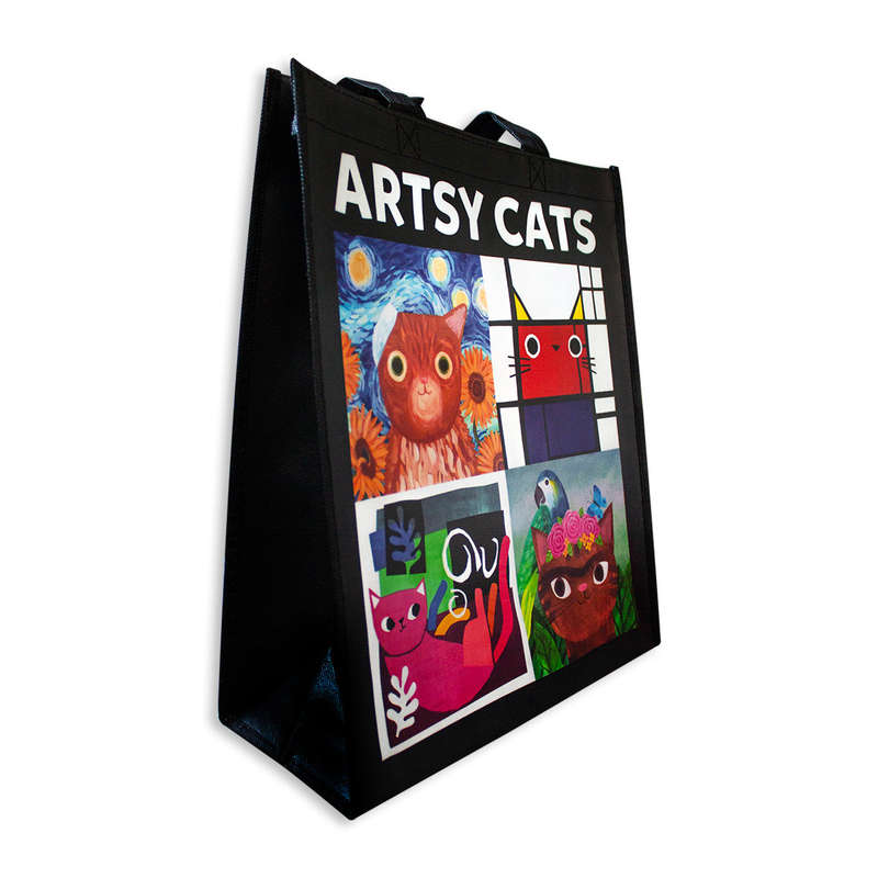 Artsy Cats Reusable Shopping Bag
