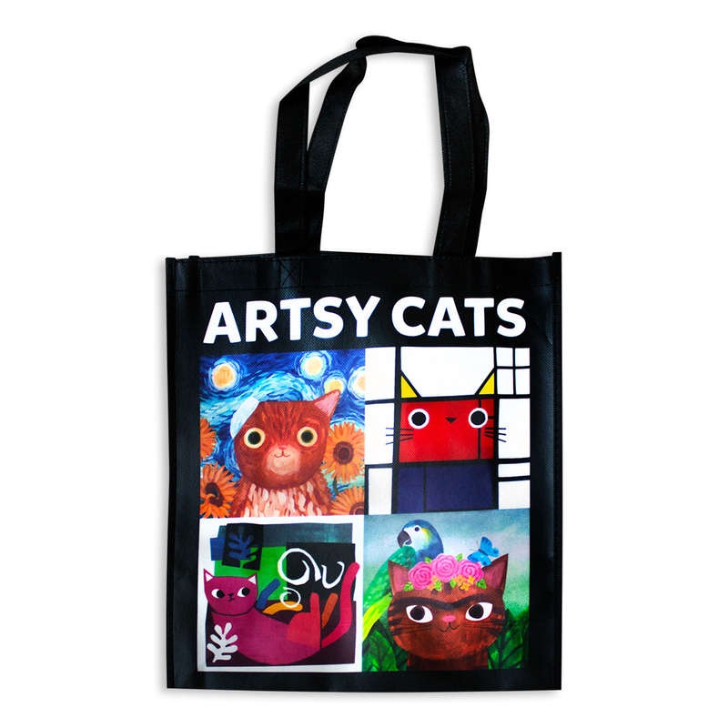 Artsy Cats Reusable Shopping Bag