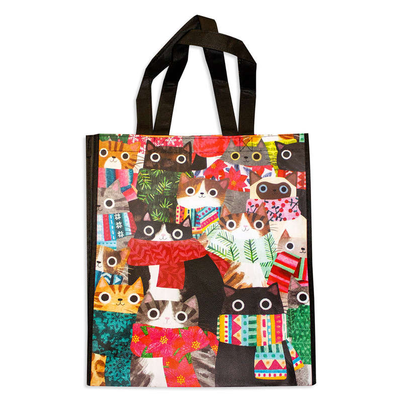 Wintry Cats Reusable bag