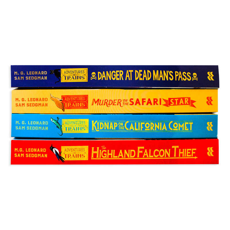 Adventures on Trains Collection 4 Book Pack