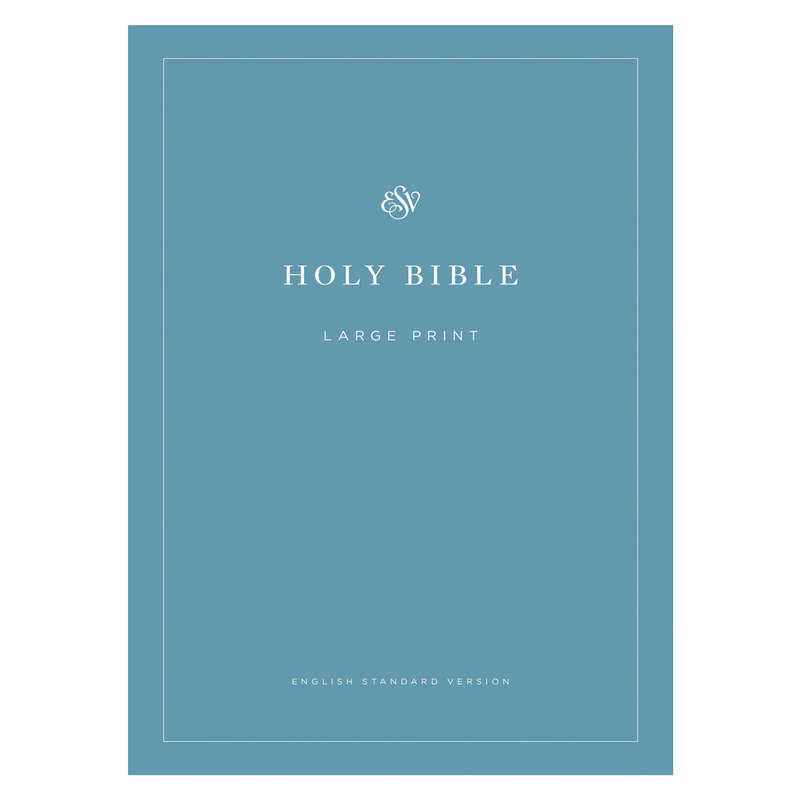 ESV Economy Bible Large Print Blue