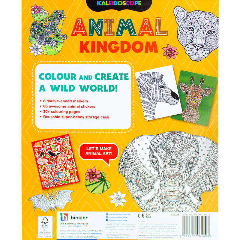 Animal Kingdom Colouring Kit