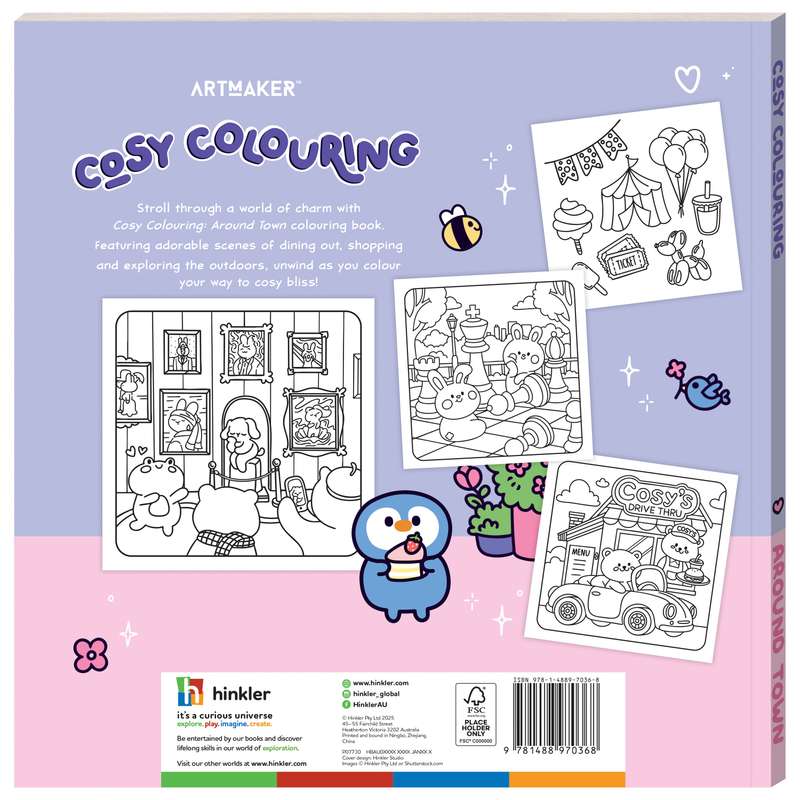 Cosy Colouring: Around the Town