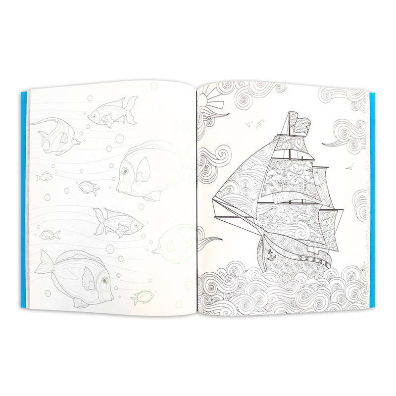 Seaside Serenity Coloring Book