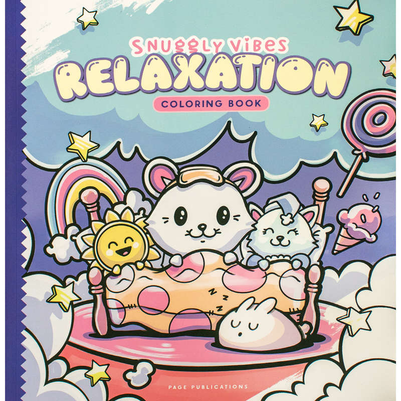 Snuggly Vibes Relaxation Coloring Book