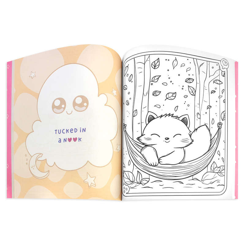 Snuggly Vibes Relaxation Coloring Book