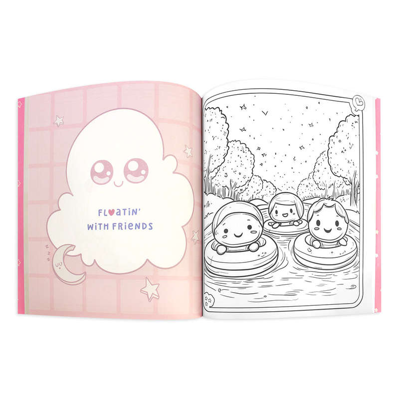 Snuggly Vibes Relaxation Coloring Book