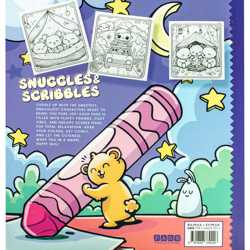 Snuggly Vibes Relaxation Coloring Book