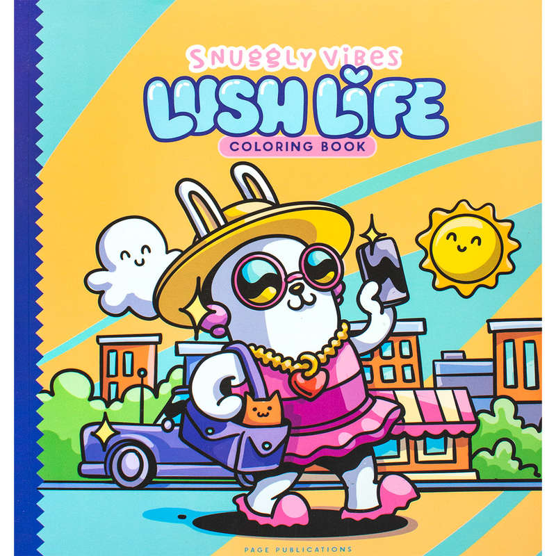 Snuggly Vibes: Lush Life Coloring Book