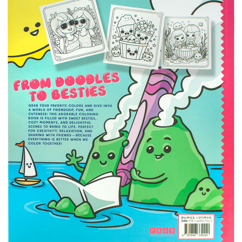 Snuggly Vibes BFFs Coloring Book