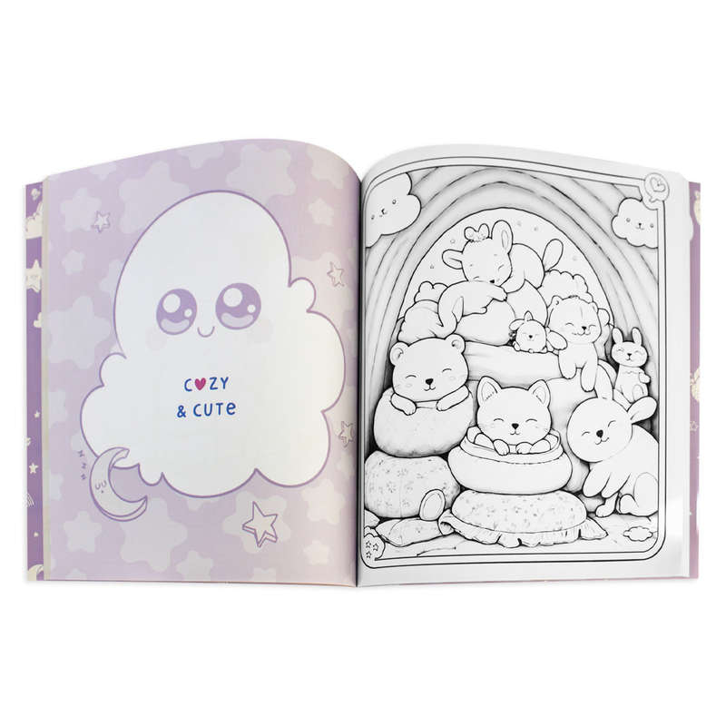 Snuggly Vibes: Cozy Dreams Coloring Book