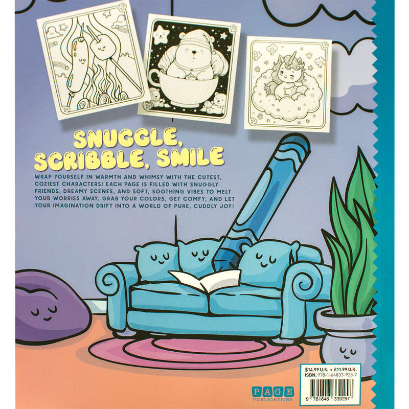 Snuggly Vibes: Cozy Dreams Coloring Book