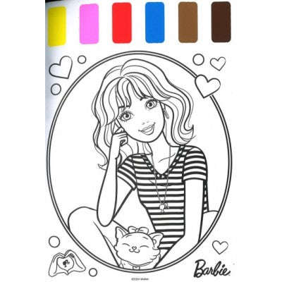 Barbie: Paint with Water Poster Book