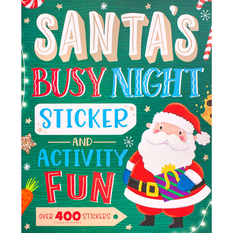 Santa's Busy Night Sticker and Activity Fun