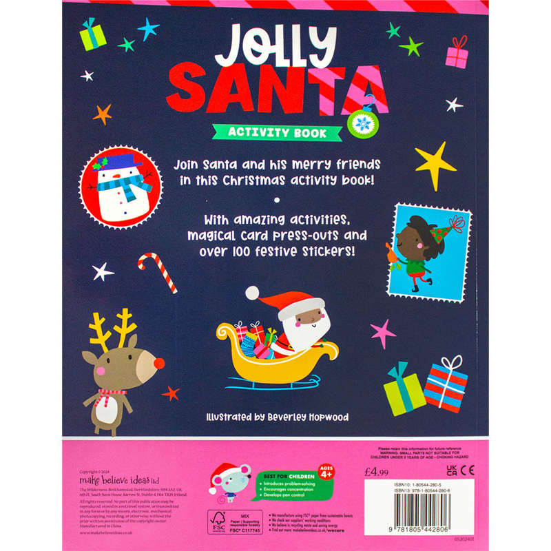 Jolly Santa Activity Book