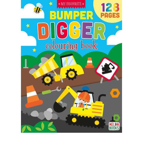My Favourite: Diggers Colouring Book