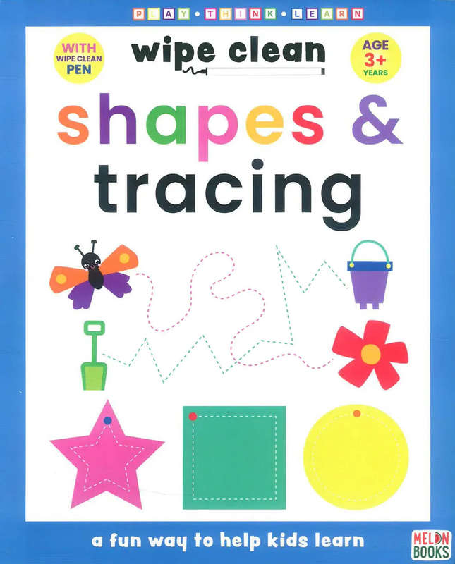 Wipe Clean Shapes And Tracing