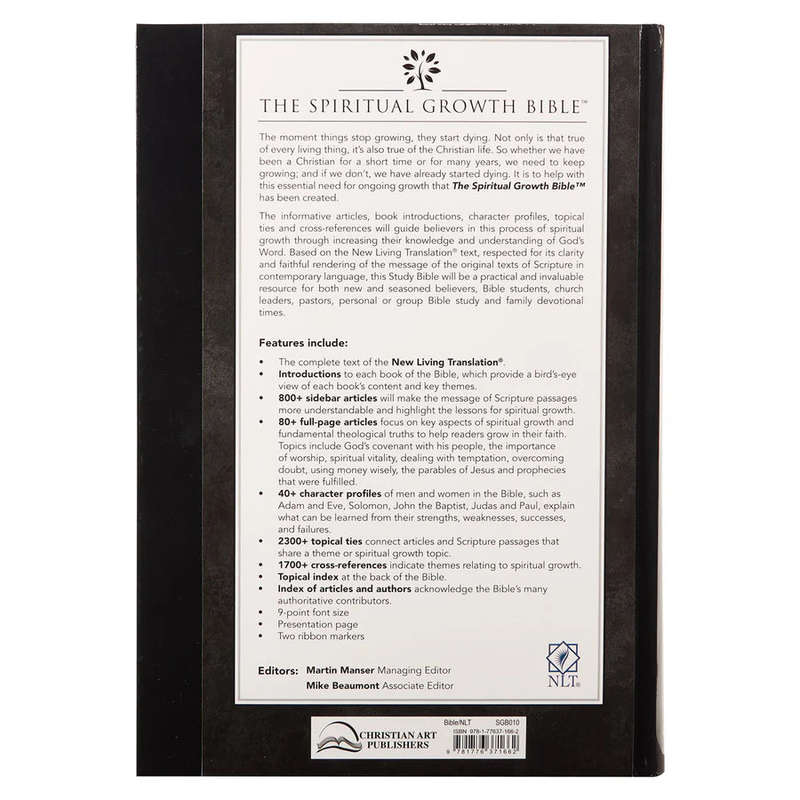 The Spiritual Growth Bible Black