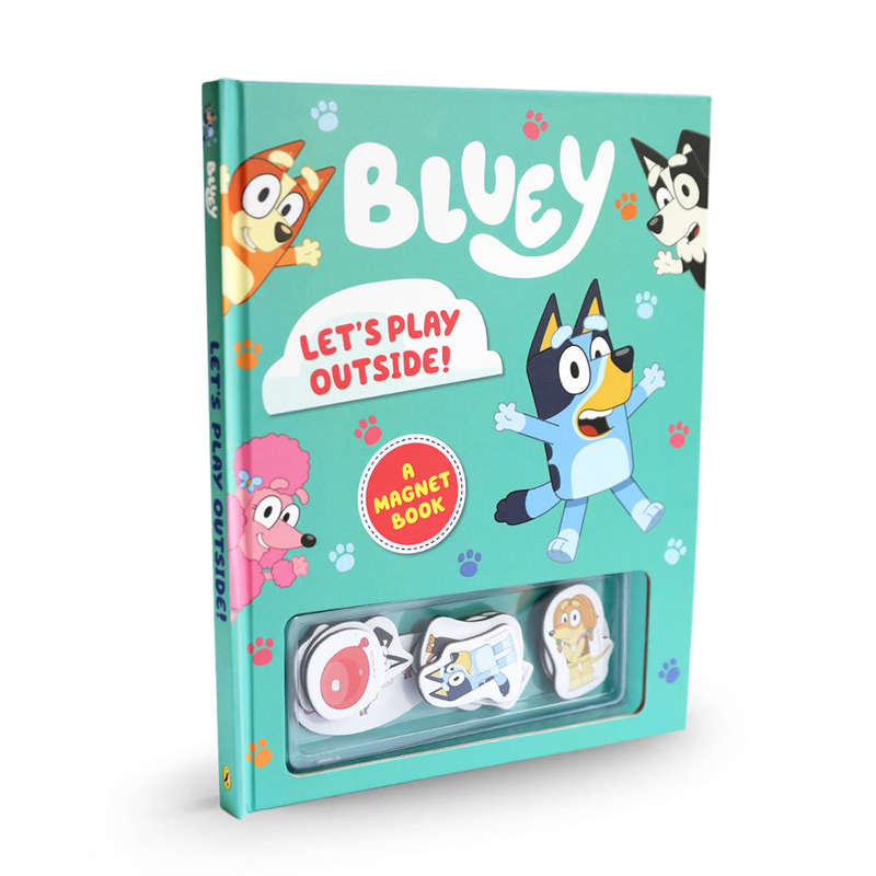 Bluey: Lets Play outside Magnet Book & Toy