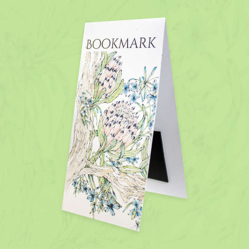 Proteas In PlumbagoLong Magnetic Bookmark