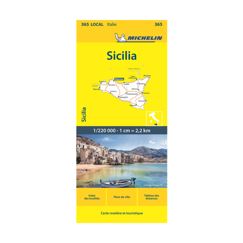 Michelin Map: Sicilia