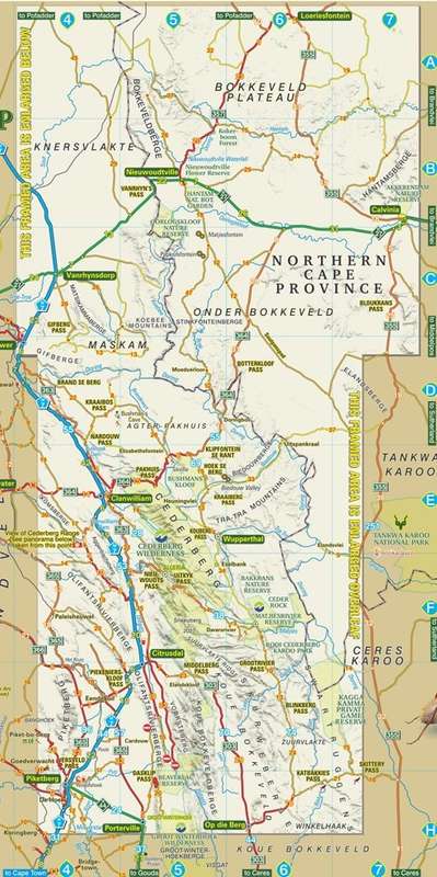 Cederberg: The Touring Map (16th Edition)