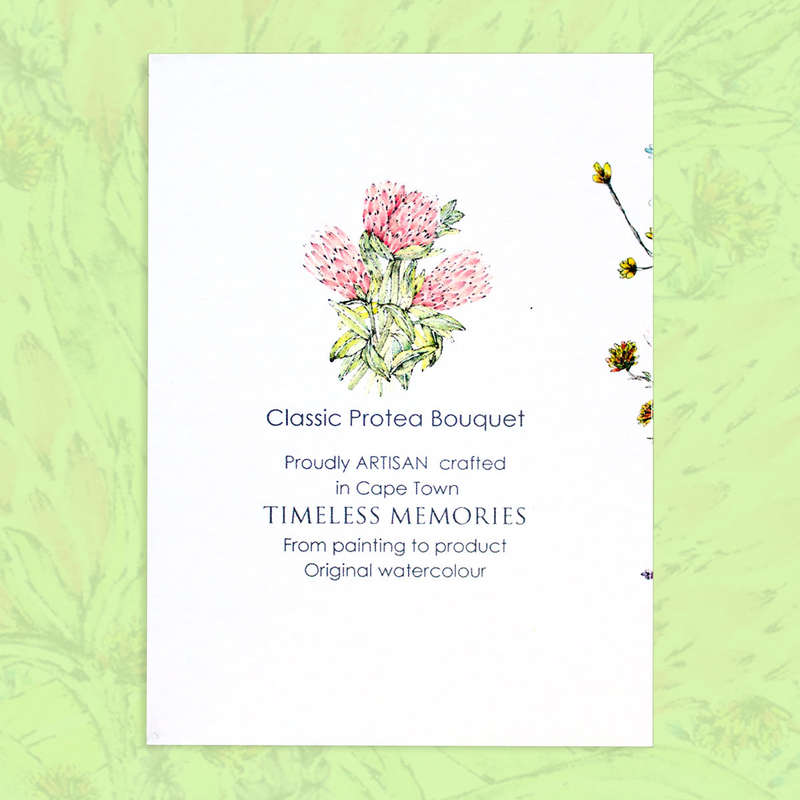 Notebook A7 Classic Protea Bouquet