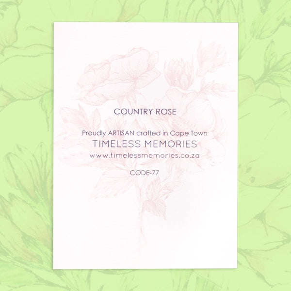 Notebook A7 Country Rose