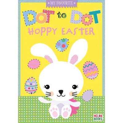 My Favourite Dot To Dot Hoppy Easter Colouring Book