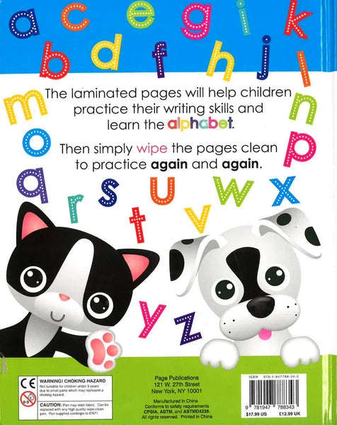 Little Learning Write And Wipe: Alphabet