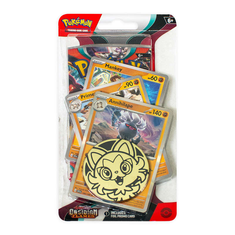 Pokemon Scarlet & Violet 3: Obsidian Flames Premium Blister Pack - Kingambit